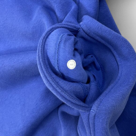 Lululemon Scuba Funnel Half Zip Blue Sweatshirt Pullover Pockets Women's XS - Picture 9 of 12